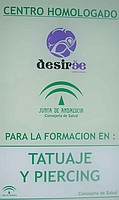 Curso de Piercing, Homologado por la Junta de Andalucía.