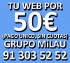 Diseño Web 50€