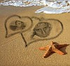 Corazones playa