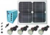 Small solar lighting system 10w ,5w y 3w